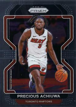 #39 Precious Achiuwa - Toronto Raptors - 2021-22 Panini Prizm Basketball