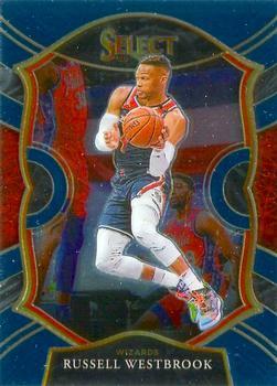 #39 Russell Westbrook - Washington Wizards - 2020-21 Panini Select - Blue Basketball