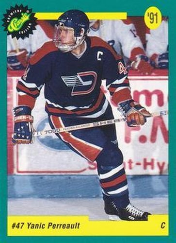 #39 Yanic Perreault - Toronto Maple Leafs - 1991 Classic Draft Picks Hockey