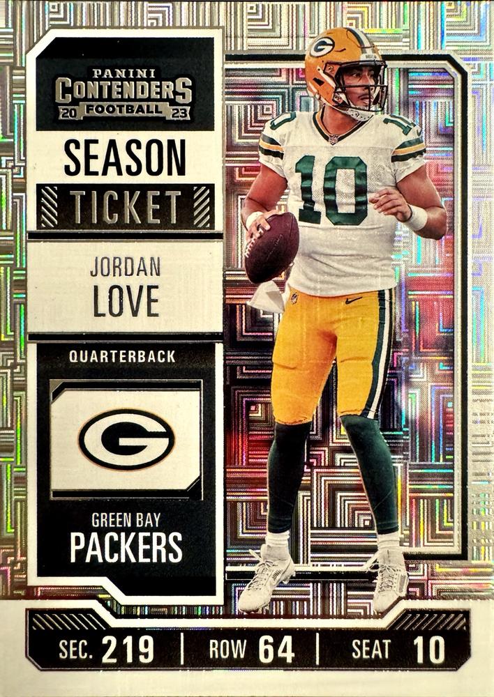 #39 Jordan Love - Green Bay Packers - 2023 Panini Contenders Football