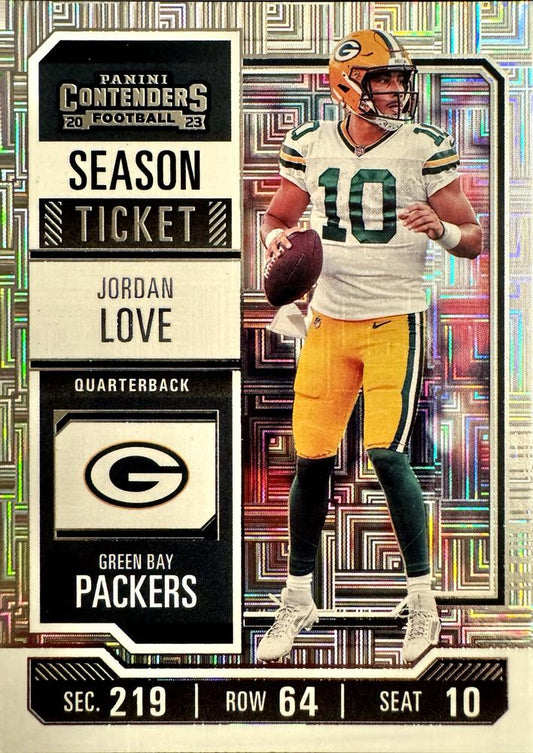 #39 Jordan Love - Green Bay Packers - 2023 Panini Contenders Football