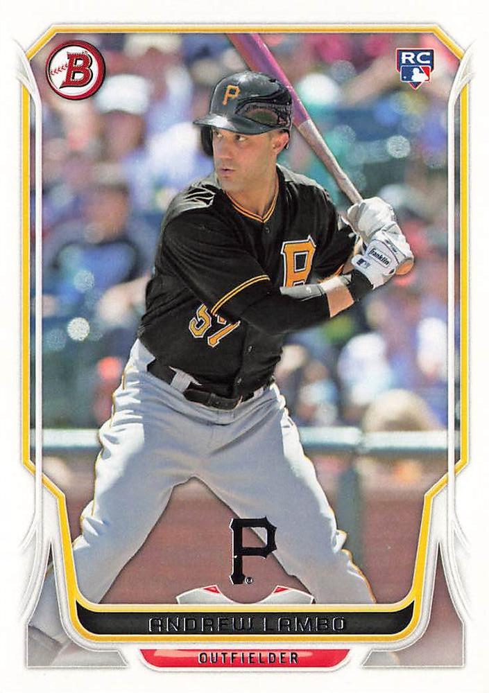 #39 Andrew Lambo - Pittsburgh Pirates - 2014 Bowman Baseball