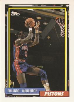 #39 Orlando Woolridge - Detroit Pistons - 1992-93 Topps Basketball