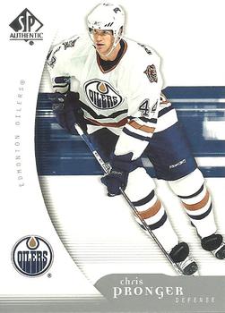 #39 Chris Pronger - Edmonton Oilers - 2005-06 SP Authentic Hockey