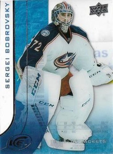 #39 - Sergei Bobrovsky - Columbus Blue Jackets - 2015-16 Upper Deck Ice Hockey