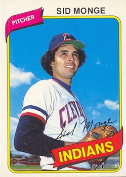 #39 Sid Monge - Cleveland Indians - 1980 O-Pee-Chee Baseball