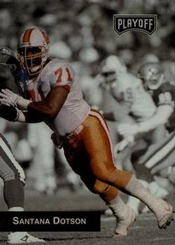 #39 Santana Dotson - Tampa Bay Buccaneers - 1993 Playoff Football