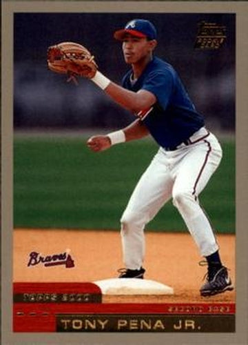 #T39 Tony Pena Jr. - Atlanta Braves - 2000 Topps Traded & Rookies Baseball