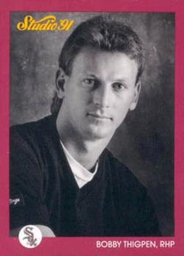 #39 Bobby Thigpen - Chicago White Sox - 1991 Studio Baseball