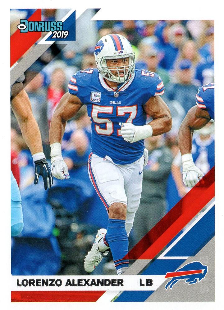 #39 Lorenzo Alexander - Buffalo Bills - 2019 Donruss Football