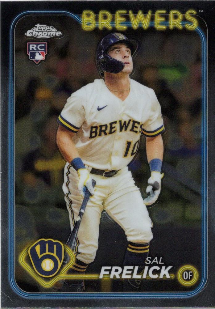#39 Sal Frelick - Milwaukee Brewers - 2024 Topps Chrome Baseball
