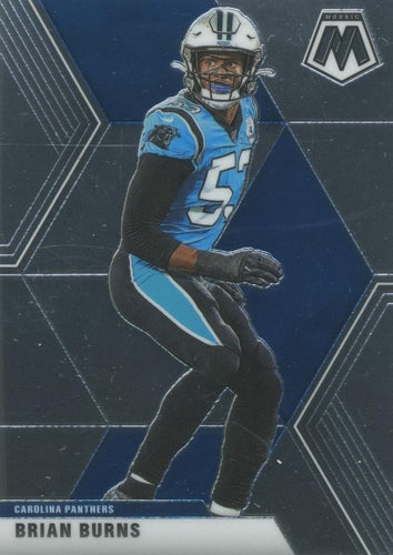 #39 Brian Burns - Carolina Panthers - 2020 Panini Mosaic Football