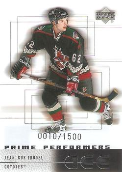 #99 Jean-Guy Trudel - Phoenix Coyotes - 2000-01 Upper Deck Ice Hockey