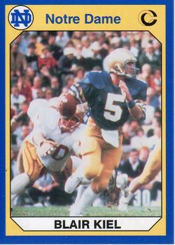 #39 Blair Kiel - Notre Dame Fighting Irish - 1990 Collegiate Collection Notre Dame Football