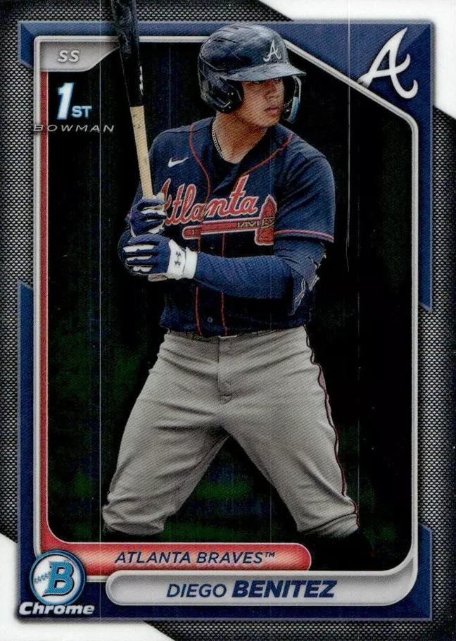 #BCP-39 Diego Benitez - Atlanta Braves - 2024 Bowman - Chrome Prospects Baseball
