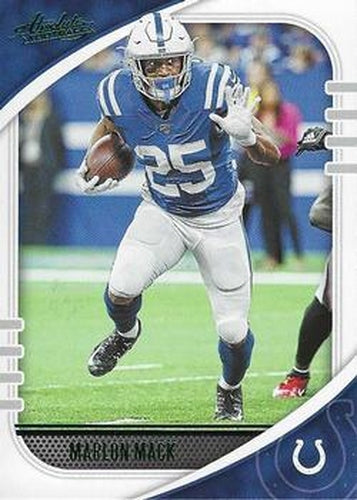 #39 Marlon Mack - Indianapolis Colts - 2020 Panini Absolute - Green Football