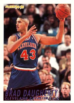 #39 Brad Daugherty - Cleveland Cavaliers - 1994-95 Fleer Basketball