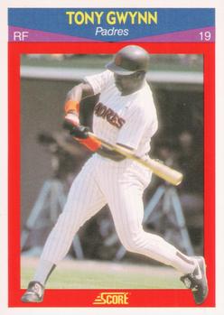 #3 Tony Gwynn - San Diego Padres - 1990 Score 100 Superstars Baseball