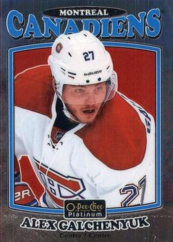 #R-3 Alex Galchenyuk - Montreal Canadiens - 2016-17 O-Pee-Chee Platinum - Retro Hockey