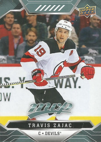 #3 Travis Zajac - New Jersey Devils - 2019-20 Upper Deck MVP Hockey
