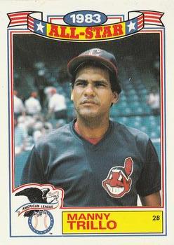 #3 Manny Trillo - Cleveland Indians - 1984 Topps - Glossy All-Stars Baseball