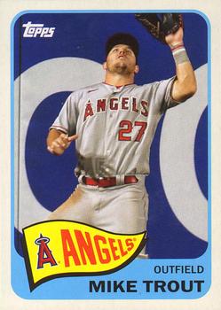 #T65-3 Mike Trout - Los Angeles Angels - 2021 Topps - 1965 Topps Redux Baseball