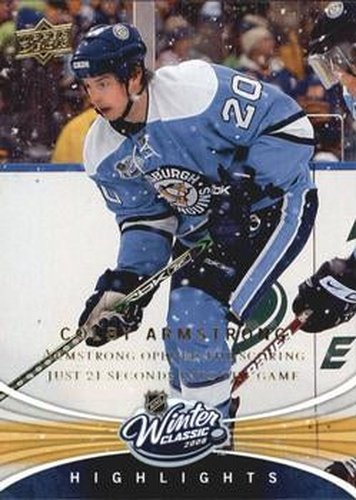 #WC3 Colby Armstrong - Pittsburgh Penguins - 2008-09 Upper Deck - Winter Classic Hockey