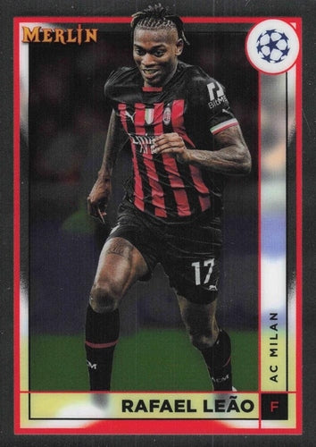 #3 Rafael Leão - A.C. Milan - 2022-23 Merlin Chrome UEFA Club Competitions Soccer