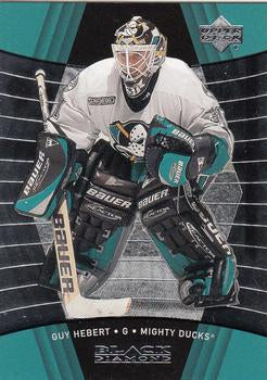 #3 Guy Hebert - Anaheim Mighty Ducks - 1999-00 Upper Deck Black Diamond Hockey