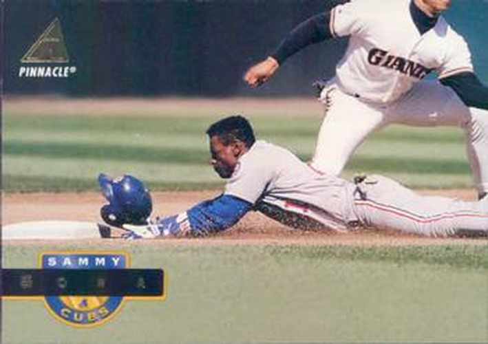 #3 Sammy Sosa - Chicago Cubs - 1994 Pinnacle Baseball