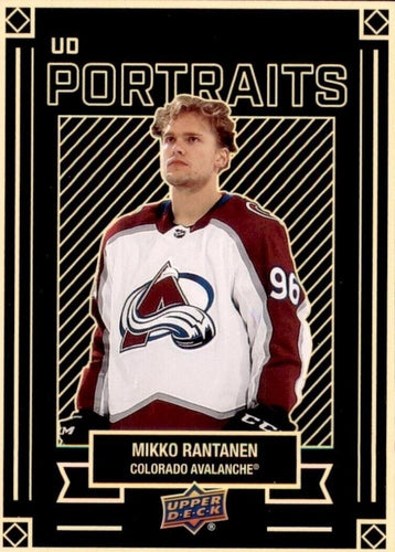 #P-3 Mikko Rantanen - Colorado Avalanche - 2022-23 Upper Deck - UD Portraits Hockey