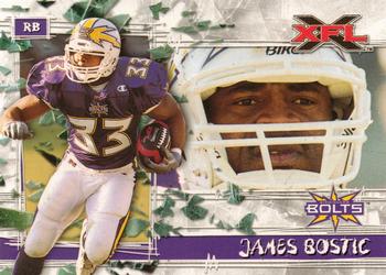 #3 James Bostic - Birmingham Thunderbolts - 2001 Topps XFL Football