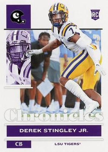 #3 Derek Stingley Jr. - LSU Tigers - 2022 Panini Chronicles Draft Picks Football