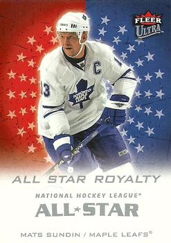 #ASR3 Mats Sundin - Toronto Maple Leafs - 2008-09 Ultra - All-Star Royalty Hockey