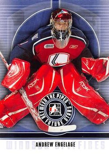 #3 Andrew Engelage - Windsor Spitfires - 2008-09 In The Game Between The Pipes Hockey