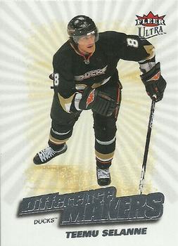 #DM3 Teemu Selanne - Anaheim Ducks - 2008-09 Ultra - Difference Makers Hockey