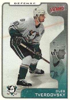#3 Oleg Tverdovsky - Anaheim Mighty Ducks - 2001-02 Upper Deck Victory Hockey