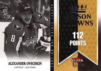 #SC3 Alexander Ovechkin - Washington Capitals - 2008-09 Ultra - Season Crowns Hockey