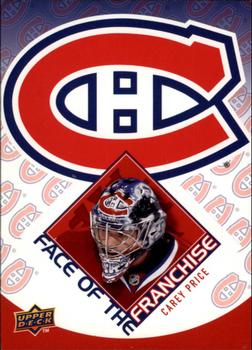 #FF3 Carey Price - Montreal Canadiens - 2009-10 Upper Deck - Face of the Franchise Hockey
