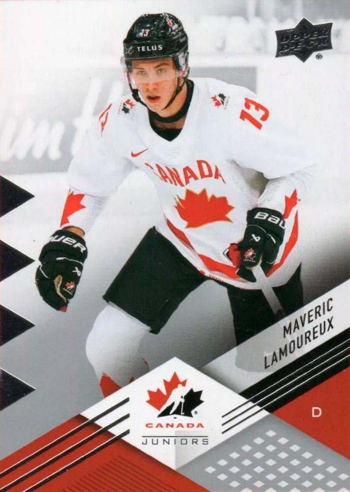 #3 Maveric Lamoureux - Canada - 2024 Upper Deck Team Canada Juniors Hockey