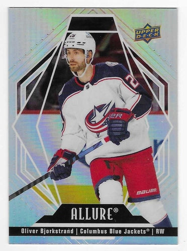 #3 Oliver Bjorkstrand - Columbus Blue Jackets - 2022-23 Upper Deck Allure Hockey