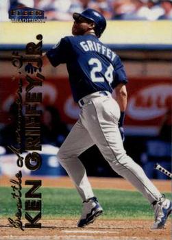 #3 Ken Griffey, Jr. - Seattle Mariners - 1999 Fleer Tradition Baseball