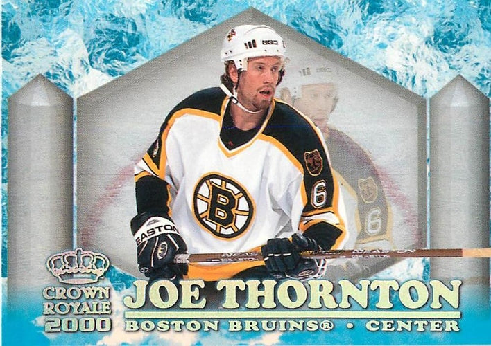 #3 Joe Thornton - Boston Bruins - 1999-00 Pacific Crown Royale - Ice Elite Hockey