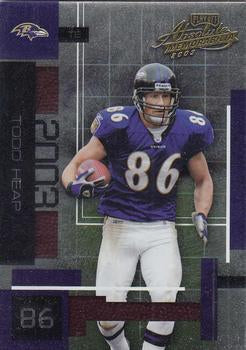 #3 Todd Heap - Baltimore Ravens - 2003 Playoff Absolute Memorabilia Football