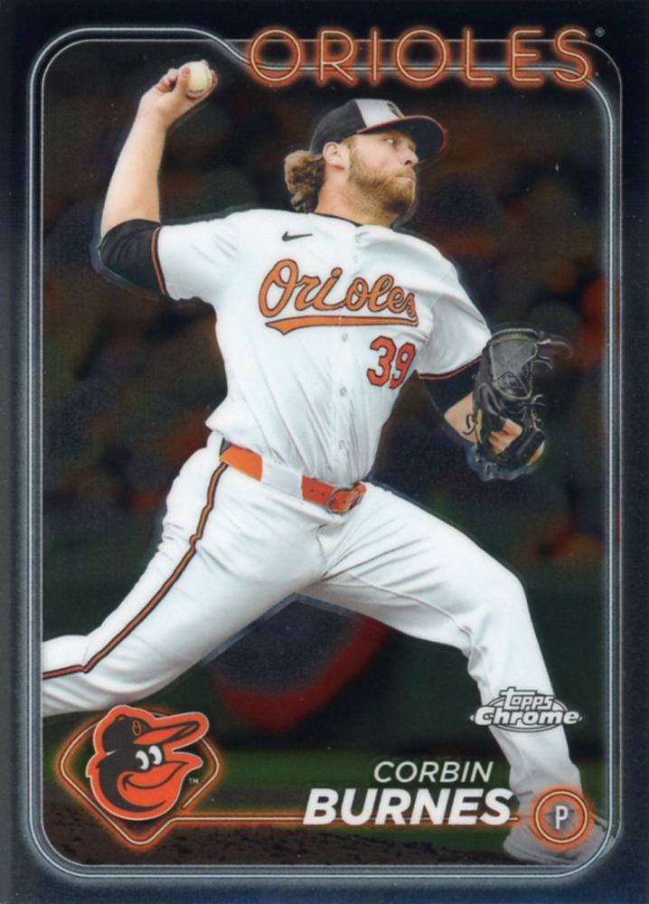 #3 Corbin Burnes - Baltimore Orioles - 2024 Topps Chrome Baseball