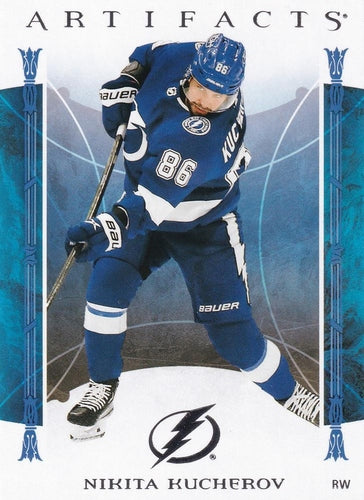 #3 Nikita Kucherov - Tampa Bay Lightning - 2022-23 Upper Deck Artifacts Hockey
