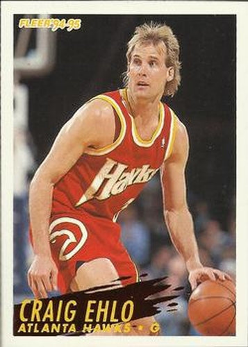 #3 Craig Ehlo - Atlanta Hawks - 1994-95 Fleer Basketball
