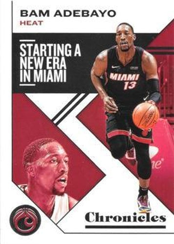 #3 Bam Adebayo - Miami Heat - 2019-20 Panini Chronicles Basketball