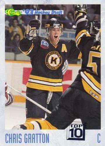 #3 Chris Gratton - Kingston Frontenacs - 1993 Classic '93 Hockey Draft Hockey
