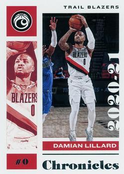 #3 Damian Lillard - Portland Trail Blazers - 2020-21 Panini Chronicles Basketball